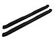 4X Series 4-Inch Oval Side Step Bars; Black (09-18 RAM 1500 Quad Cab, Crew Cab)