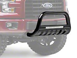 Bull Bar with 20-Inch LED Light Bar; Semi-Gloss Black (04-25 F-150, Excluding Raptor)