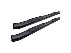 4X Series 4-Inch Oval Side Step Bars; Black (17-26 F-350 Super Duty SuperCrew)