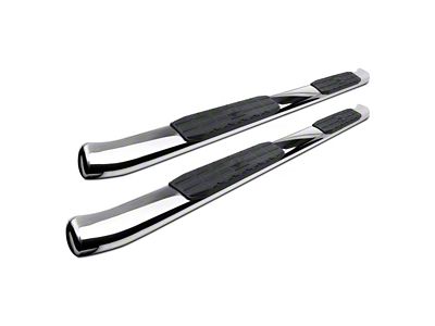 4X Series 4-Inch Oval Side Step Bars; Stainless Steel (17-25 F-350 Super Duty SuperCrew)