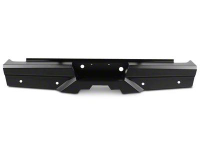 Elevation Rear Bumper; Fine Textured Black (14-15 Silverado 1500)