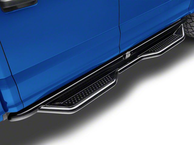 HD Side Step Bars; Semi-Gloss Black (15-24 F-150 SuperCab)