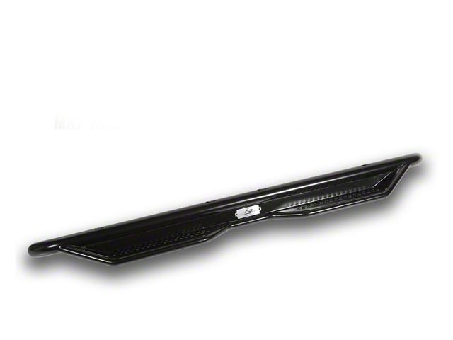 HD Side Step Bars; Textured Black (07-13 Silverado 1500 Extended Cab, Crew Cab)