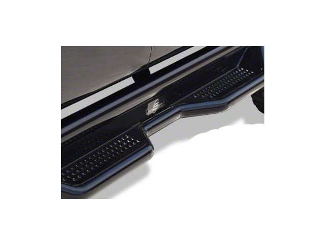 HD Side Step Bars; Textured Black (15-24 F-150 SuperCab)