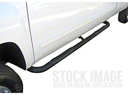 3-Inch Round Side Step Bars; Black (98-11 Ranger SuperCab 2-Door)