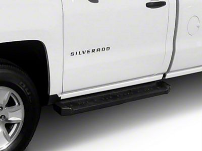 STX600 Running Boards; Black (07-13 Silverado 1500)