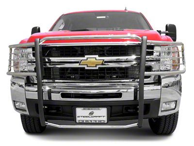 HD Grille Guard; Black (07-13 Silverado 1500)