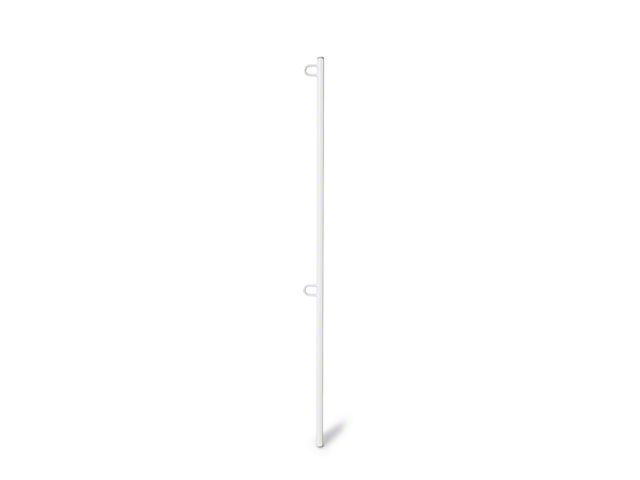 Steinjager 5-Foot Flag Pole Kit; Cloud White (Universal; Some Adaptation May Be Required)