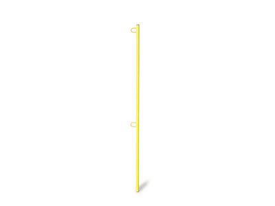 Steinjager 5-Foot Flag Pole Kit; Lemon Peel (Universal; Some Adaptation May Be Required)