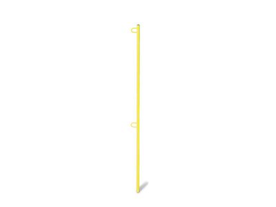 Steinjager 5-Foot Flag Pole Kit; Neon Yellow (Universal; Some Adaptation May Be Required)