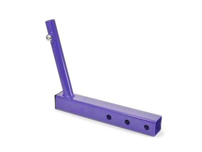 Steinjager Hitch Mounted Single Flag Holder; Sinbad Purple (Universal; Some Adaptation May Be Required)