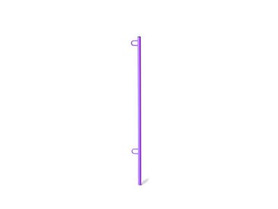 Steinjager 3.80-Foot Flag Pole Kit; Sinbad Purple (Universal; Some Adaptation May Be Required)