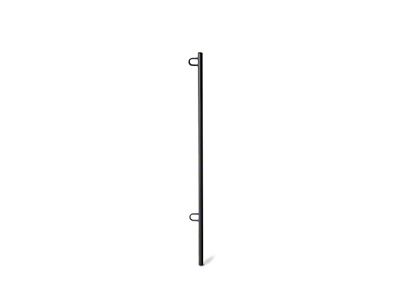 Steinjager 3.80-Foot Flag Pole Kit; Bare Metal (Universal; Some Adaptation May Be Required)