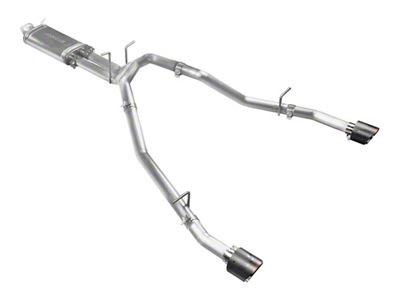 Stillen Dual Exhaust System with Carbon Fiber Tips; Rear Exit (11-24 5.7L RAM 1500 w/ Factory Dual Exhaust)