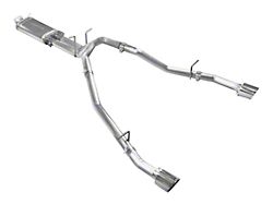 Dual Exhaust System with Polished Tips; Rear Exit (11-24 5.7L RAM 1500 w/ Factory Dual Exhaust)