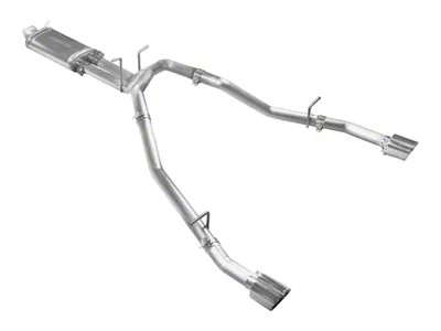 Stillen Dual Exhaust System with Polished Tips; Rear Exit (11-24 5.7L RAM 1500 w/ Factory Dual Exhaust)