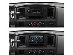 Stinger 6.80-Inch Double DIN Plug-and-Play Radio Kit (06-08 RAM 1500 w/o Factory Amplified Audio System, Excluding Laramie)