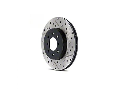 StopTech Sport Cross-Drilled and Slotted 6-Lug Rotor; Rear Driver Side (15-20 Canyon)