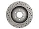 StopTech Sport Drilled and Slotted 6-Lug Rotor; Front Driver Side (91-96 4WD Dakota)