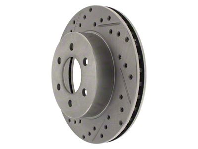 StopTech Sport Drilled and Slotted 6-Lug Rotor; Front Passenger Side (91-96 4WD Dakota)