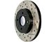 StopTech Sport Drilled and Slotted 6-Lug Rotor; Rear Passenger Side (12-14 2WD/4WD F-150; 15-17 F-150 w/ Manual Parking Brake; 17-18 F-150 Raptor)