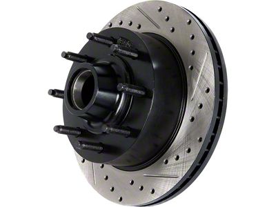 StopTech Sportstop Cryo Drilled and Slotted 6-Lug Rotor; Rear Driver Side (04-11 2WD/4WD F-150)