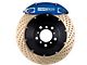 StopTech ST-40 Performance Drilled Coated 2-Piece 5-Lug Front Big Brake Kit; Blue Calipers (99-03 4WD F-150)