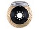 StopTech ST-40 Performance Drilled Coated 2-Piece 5-Lug Front Big Brake Kit; Silver Calipers (99-03 4WD F-150)