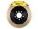 StopTech ST-40 Performance Drilled Coated 2-Piece 5-Lug Front Big Brake Kit; Yellow Calipers (99-03 4WD F-150)
