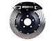 StopTech ST-40 Performance Drilled 2-Piece 5-Lug Front Big Brake Kit; Black Calipers (99-03 4WD F-150)