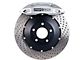 StopTech ST-40 Performance Drilled 2-Piece 5-Lug Front Big Brake Kit; Silver Calipers (99-03 4WD F-150)