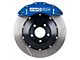 StopTech ST-60 Performance Slotted 2-Piece 6-Lug Front Big Brake Kit; Blue Calipers (04-08 2WD F-150)