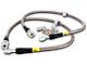 StopTech Stainless Steel Braided Brake Line Kit; Front (99-Early 00 4WD F-150)