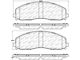 StopTech Street Select Semi-Metallic and Ceramic Brake Pads; Front Pair (12-22 F-350 Super Duty)