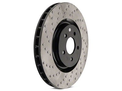 StopTech Sportstop Cryo Sport Drilled 5-Lug Rotor; Front Passenger Side (02-18 RAM 1500, Excluding SRT-10 & Mega Cab)