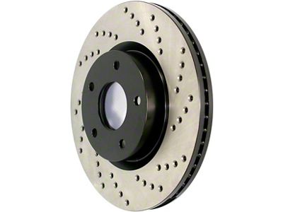 StopTech Sportstop Cryo Sport Drilled 5-Lug Rotor; Rear Driver Side (02-18 RAM 1500, Excluding SRT-10 & Mega Cab)