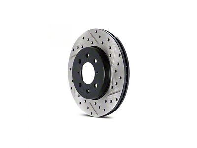 StopTech Sport Cryo Drilled and Slotted 8-Lug Rotor; Rear Driver Side (10-18 RAM 2500)