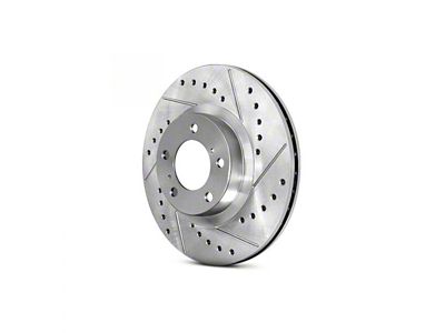 StopTech Sport Drilled and Slotted 8-Lug Rotor; Rear Passenger Side (03-08 RAM 3500)