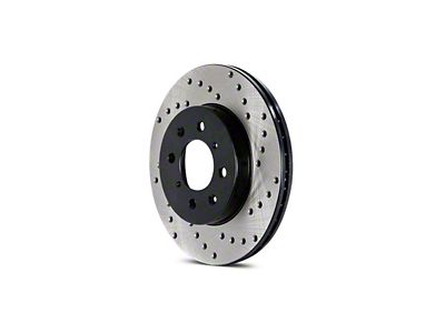 StopTech Sport Cryo Cross-Drilled 8-Lug Rotor; Rear Driver Side (10-18 RAM 3500)