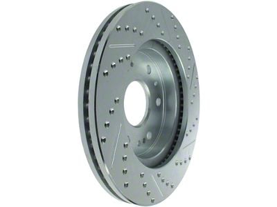 StopTech Sport Drilled and Slotted 6-Lug Rotor; Front Passenger Side (05-18 Sierra 1500)