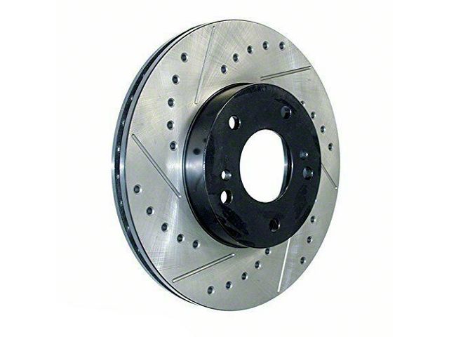 StopTech Sport Drilled and Slotted 6-Lug Rotor; Rear Driver Side (2004 Sierra 1500)