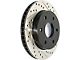 StopTech Sport Drilled and Slotted 6-Lug Rotor; Front Driver Side (99-06 Sierra 1500)