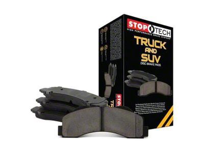 StopTech Truck and SUV Semi-Metallic Brake Pads; Front Pair (07-18 Sierra 1500)