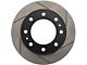 StopTech Sport Slotted 8-Lug Rotor; Front Driver Side (07-10 Sierra 2500 HD)