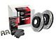 StopTech Street Axle Drilled and Slotted 8-Lug Brake Rotor and Pad Kit; Rear (11-15 Sierra 2500 HD)