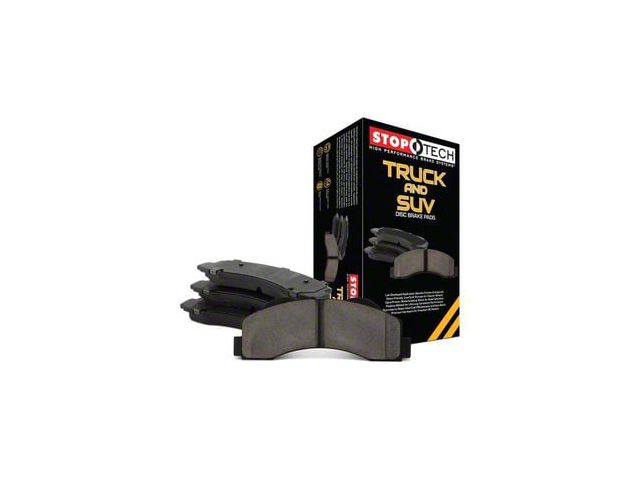 StopTech Truck and SUV Semi-Metallic Brake Pads; Front Pair (07-10 Sierra 3500 HD)