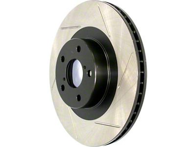 StopTech Cryo Sport Slotted 6-Lug Rotor; Rear Passenger Side (2005 Silverado 1500 Crew Cab w/ Quadrasteer)