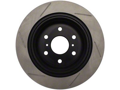 StopTech Sport Slotted 6-Lug Rotor; Rear Driver Side (14-18 Silverado 1500)