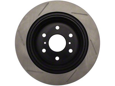 StopTech Sport Slotted 6-Lug Rotor; Rear Passenger Side (14-18 Silverado 1500)