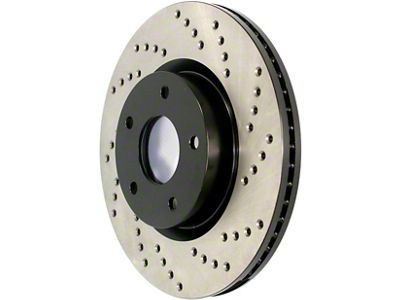 StopTech Sportstop Cryo Sport Drilled 6-Lug Rotor; Front Passenger Side (05-18 Silverado 1500)